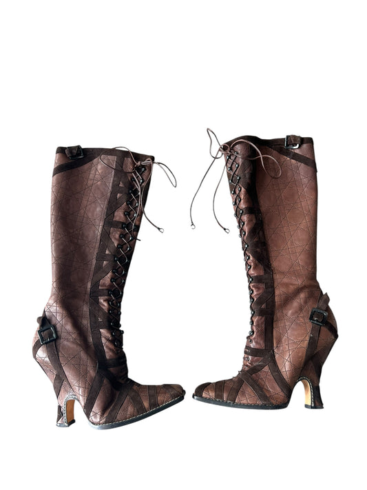 DIOR BY GALLIANO LEATHER BOOTS