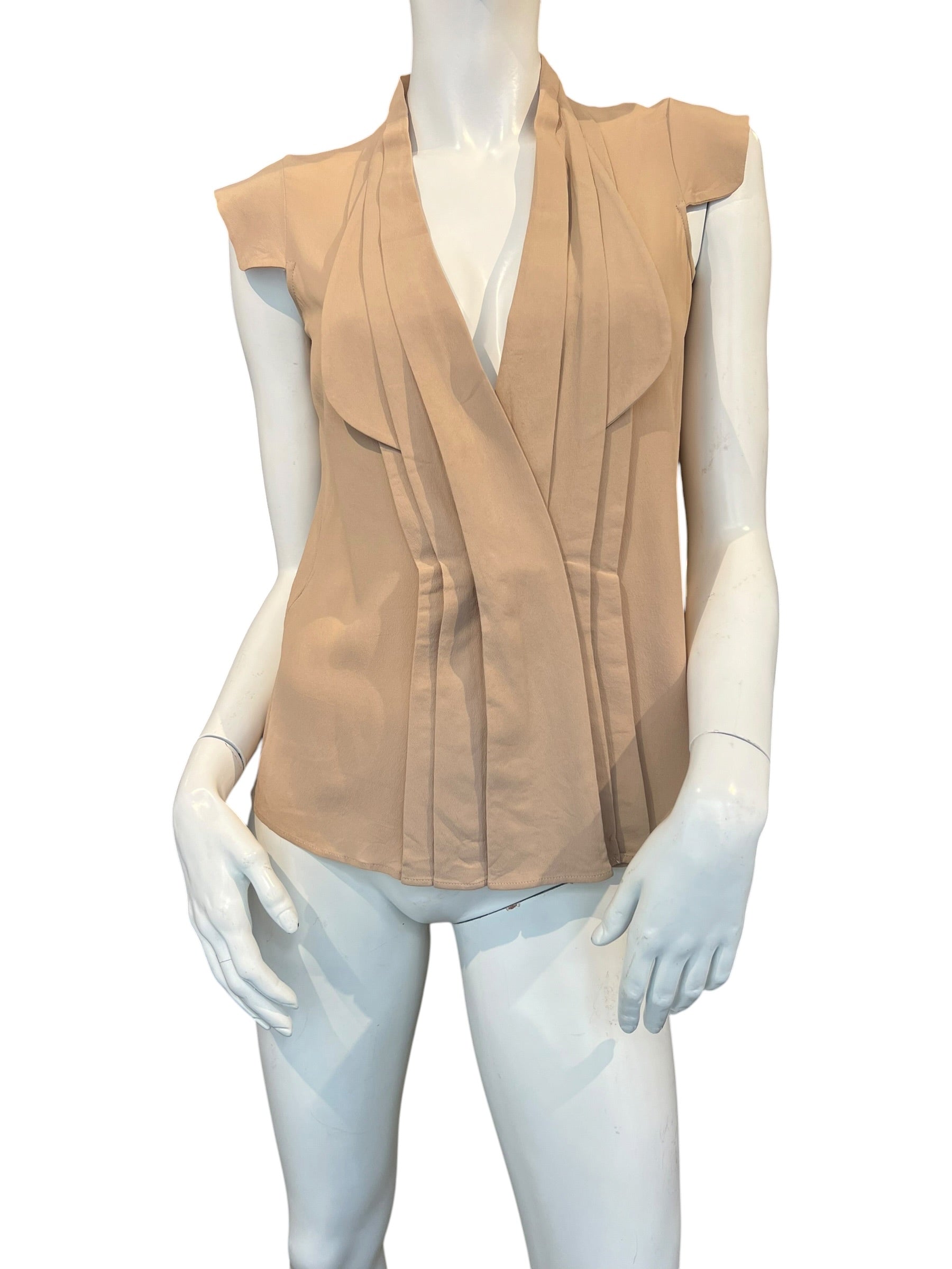 ALEXANDER MCQUEEN SILK TOP