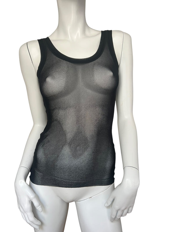 JEAN PAUL GAULTIER MESH TANK TOP