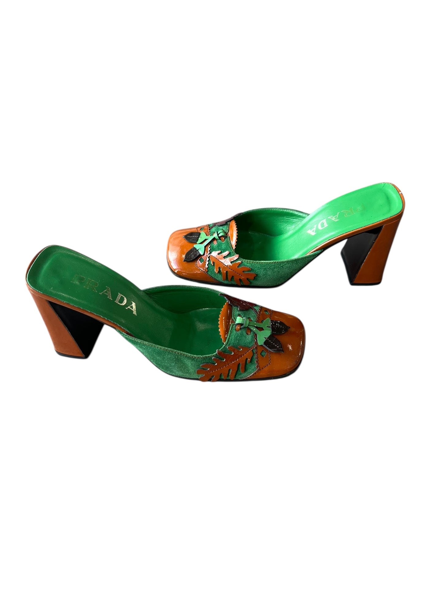 PRADA F/W 1999 LEAF HEELS