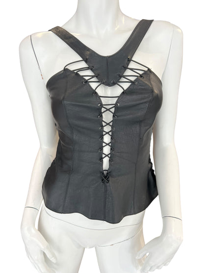 VINTAGE LEATHER TOP