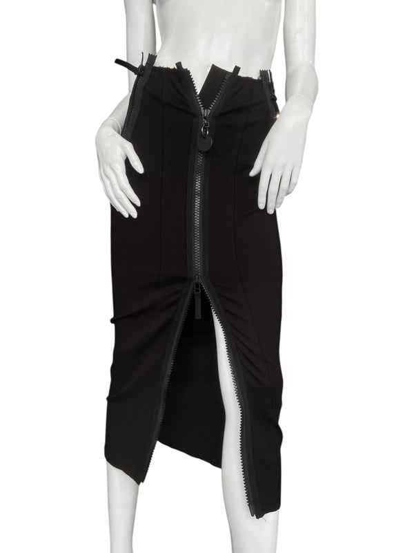 DIESEL ZIPPED UP PENCIL SKIRT
