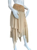 Thumbnail for PATRIZIA PEPPE SILK & LEATHER SKIRT