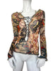 Thumbnail for JEAN PAUL GAULTIER S/S 2003 LACED BUTTERFLY TOP