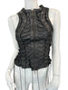 Thumbnail for PLEIN SUD F/W 2002 CAGE LEATHER VEST