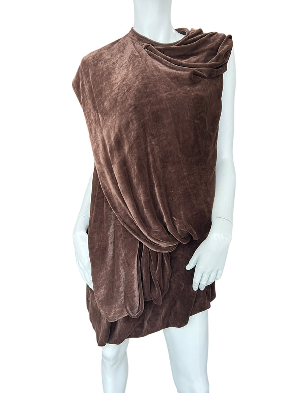 RICK OWENS F/W 2015 VELVET TOP