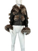 Thumbnail for JITROIS LEATHER & FUR JACKET