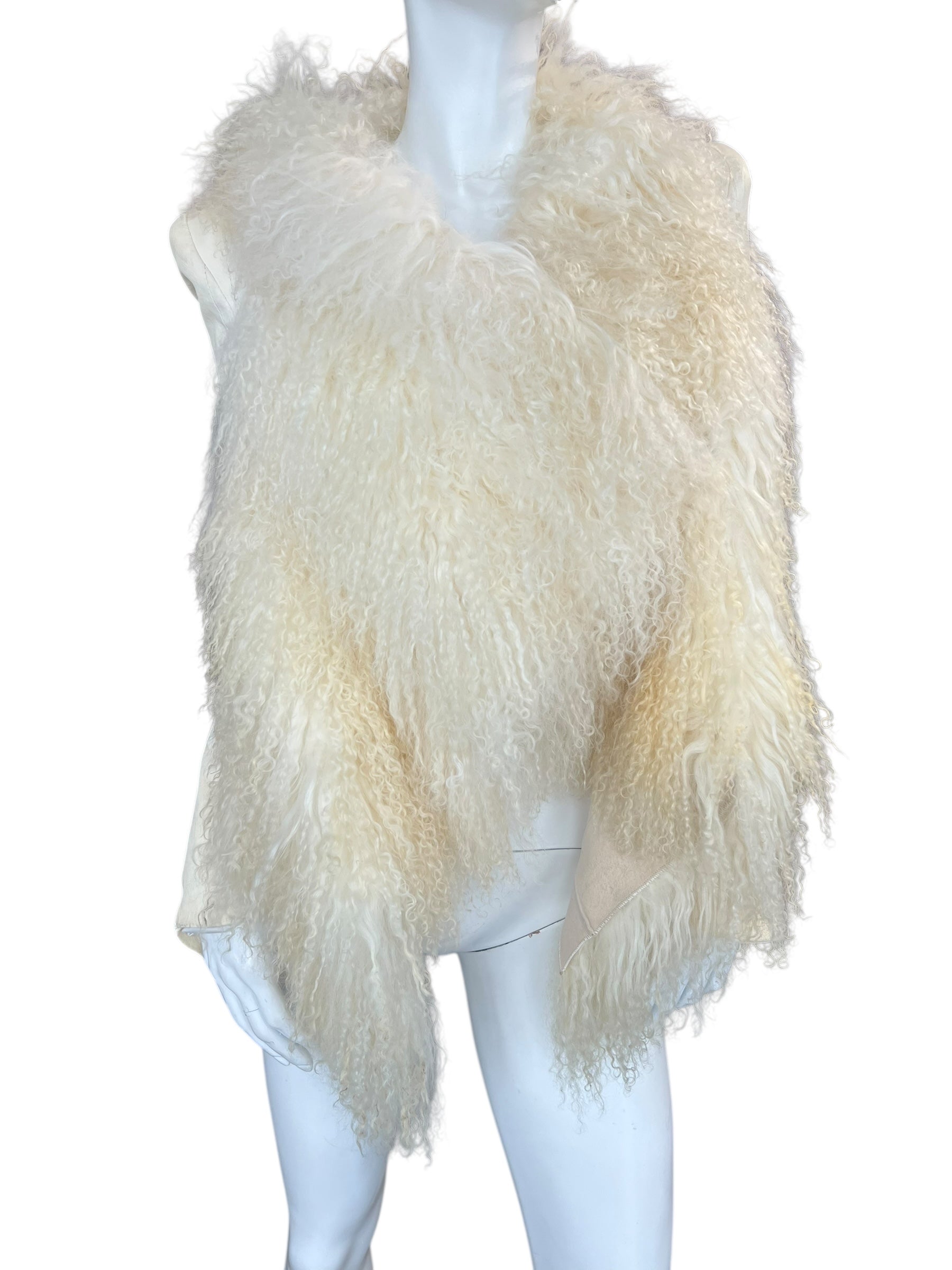 PLEIN SUD LEATHER FUR JACKET