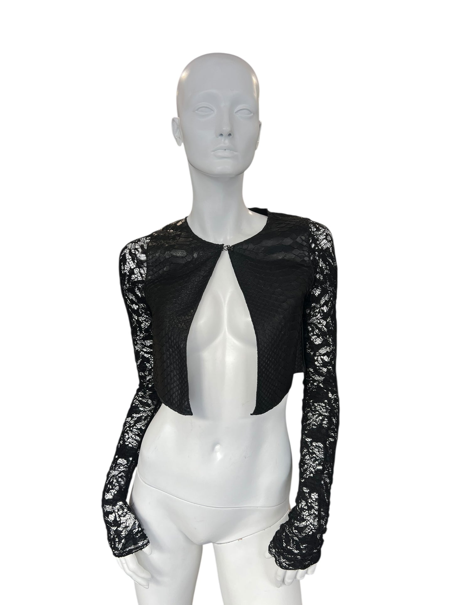 SIMONA TAGLIAFERRI S/S 2017 PYTHON BOLERO