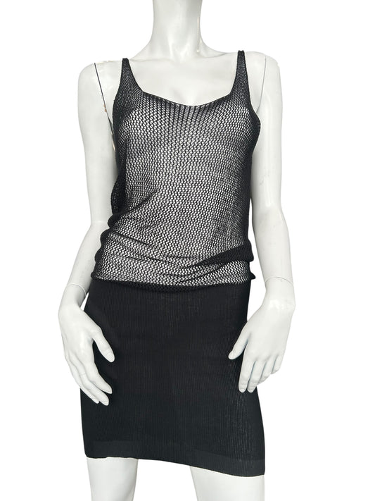 MM6 FISHNET DRESS