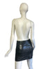 Thumbnail for PLEIN SUD LEATHER SKIRT