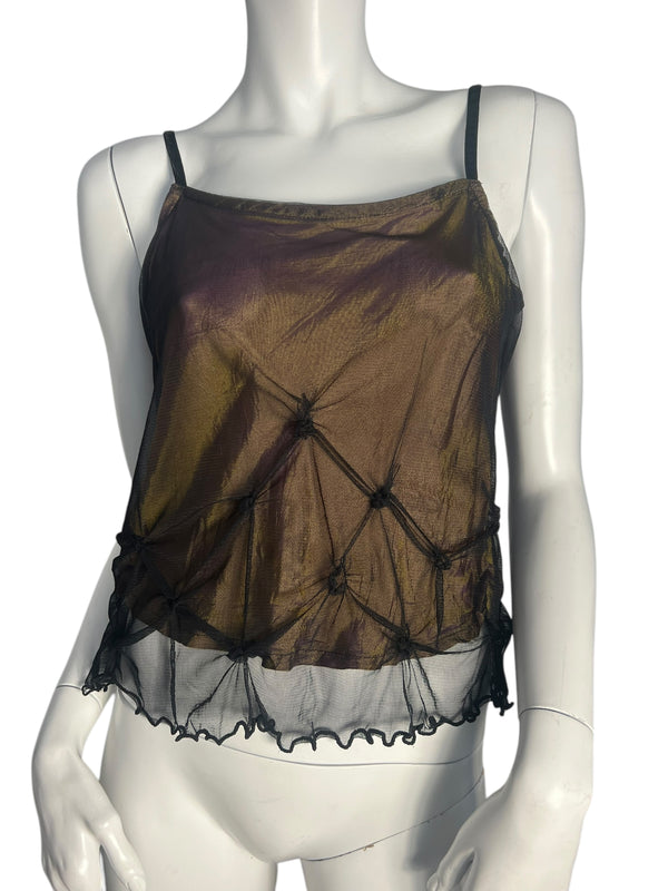 VINTAGE MESH TANK TOP