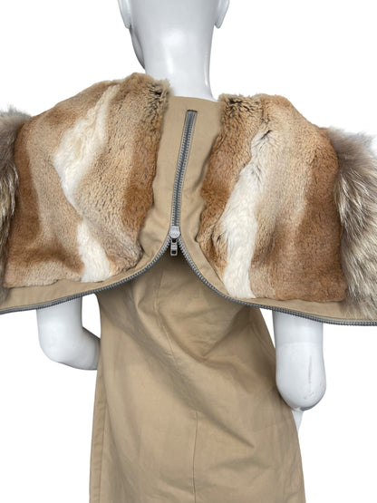 CELINE FUR DRESS