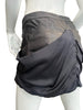 Thumbnail for ILARIA NISTRI LEATHER & SILK SKIRT