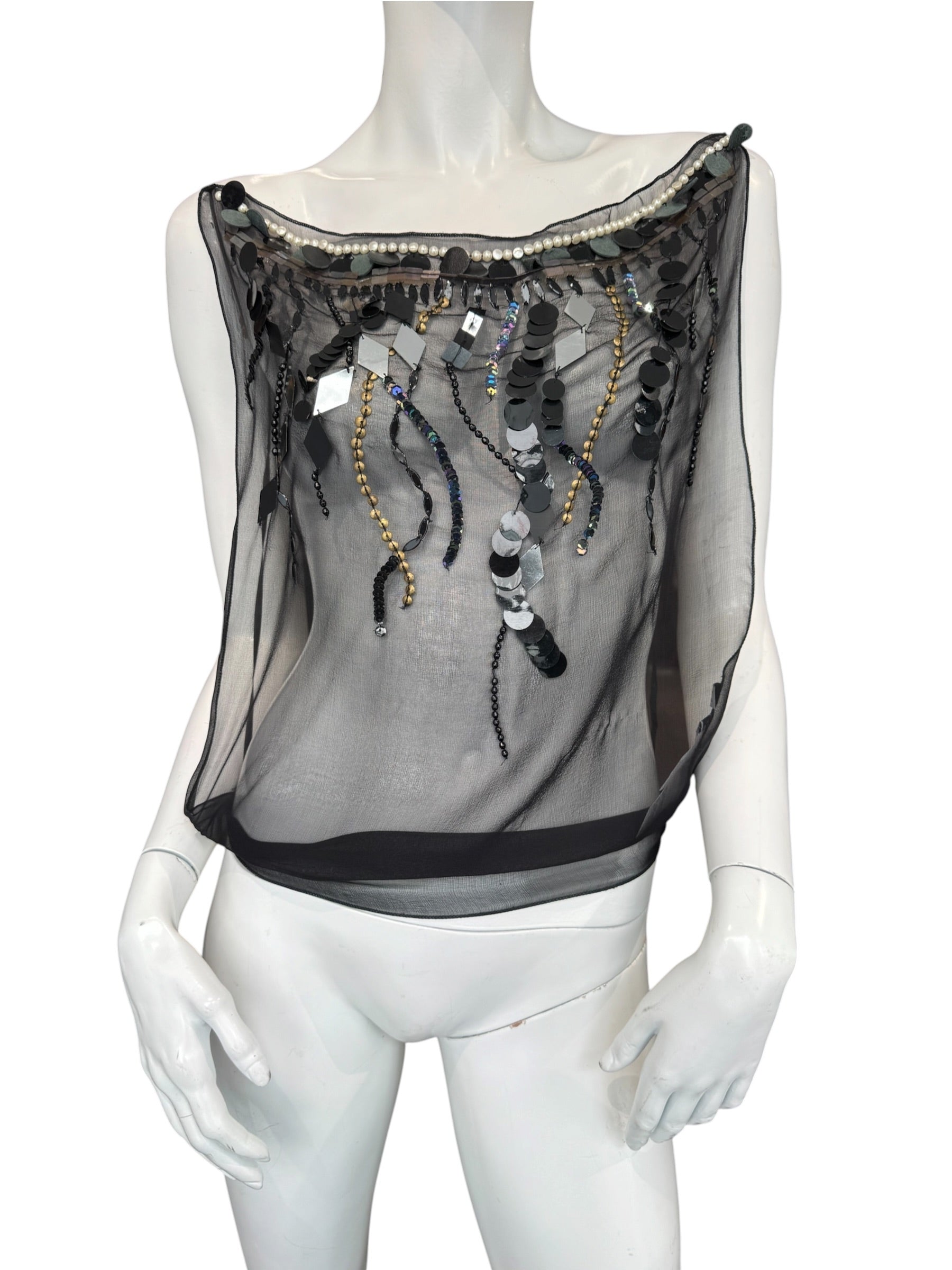 SPORTMAX SILK TOP