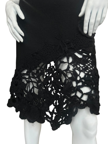 KENZO BLACK KNIT SKIRT