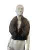 Thumbnail for FUR & LEATHER BACKLESS TOP