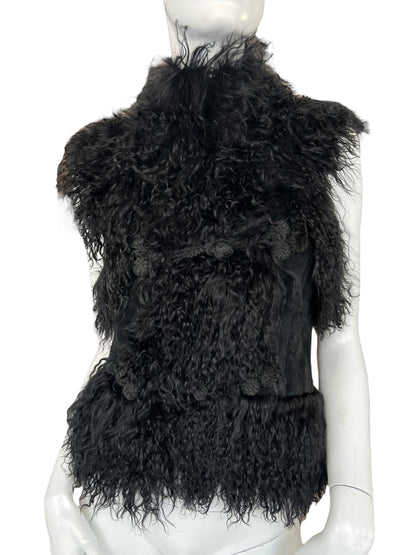 VINTAGE MONGOLIAN LAMB FUR VEST