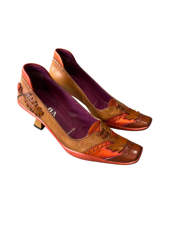 PRADA F/W 1999 LEAF HEELS