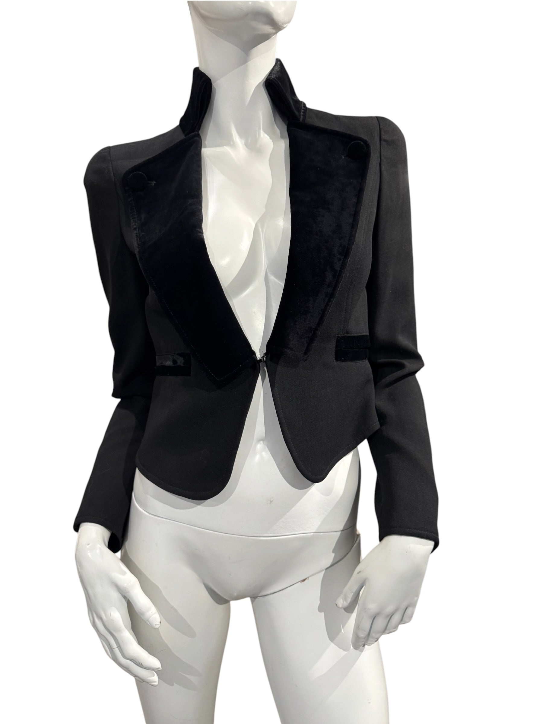 EMPORIO ARMANI VELVET JACKET