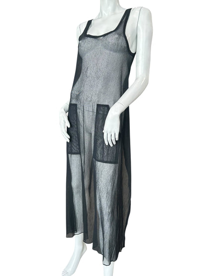 JEAN PAUL GAULTIER BLACK MESH DRESS