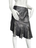 Thumbnail for VINTAGE ZIP LEATHER SKIRT