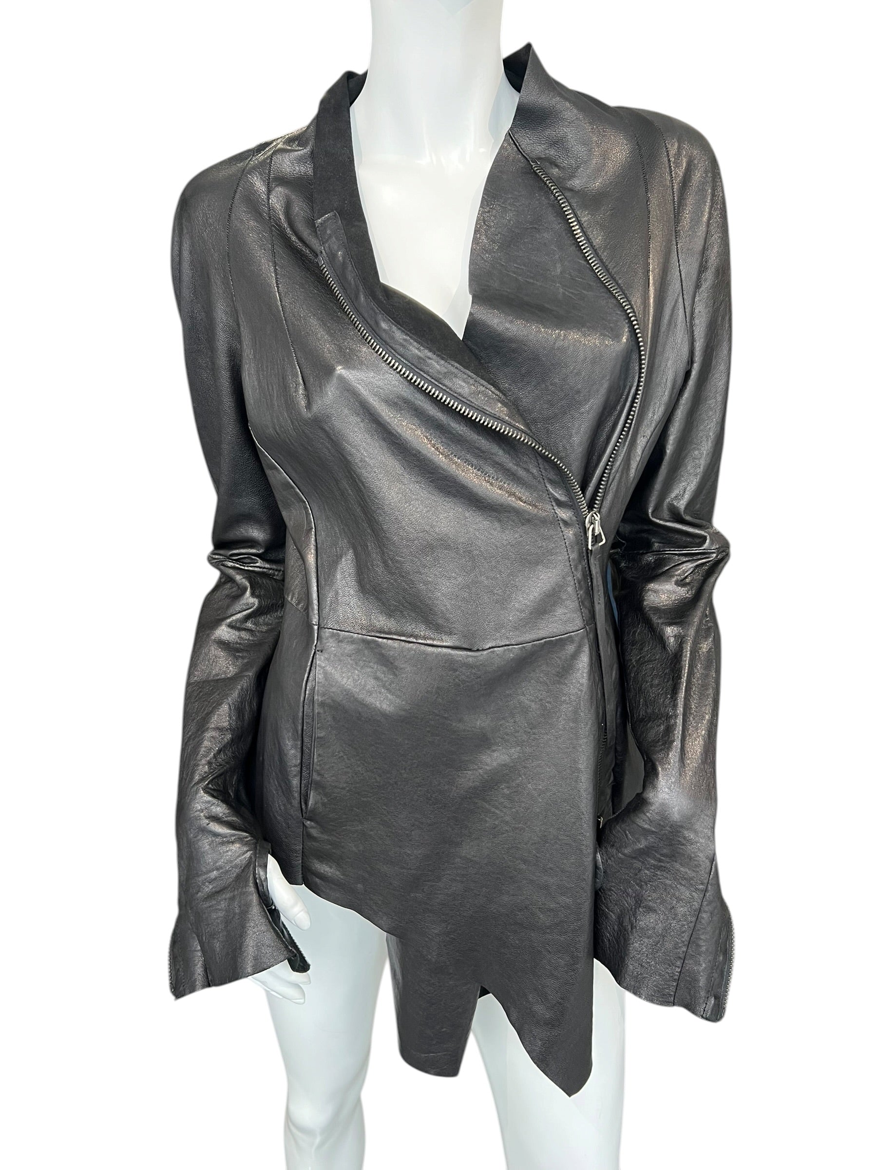 PEACHOO + KREJBERG LAMB LEATHER JACKET