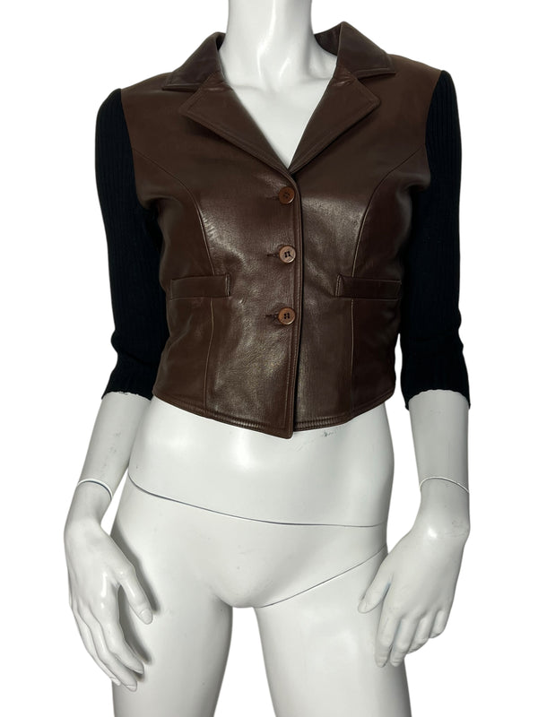 PLEIN SUD F/W 1994 LEATHER JACKET