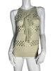 Thumbnail for CHRISTIAN DIOR SILK STUDDED TOP