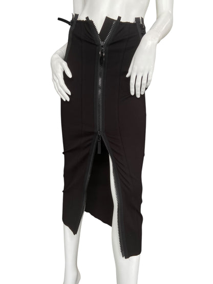 DIESEL ZIPPED UP PENCIL SKIRT