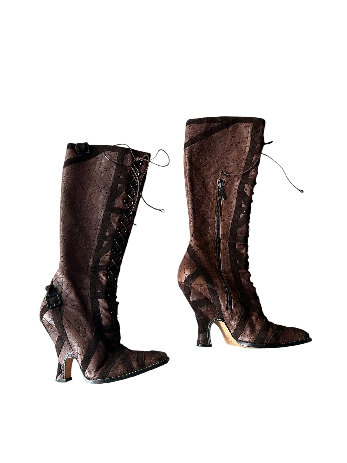 DIOR BY GALLIANO LEATHER BOOTS