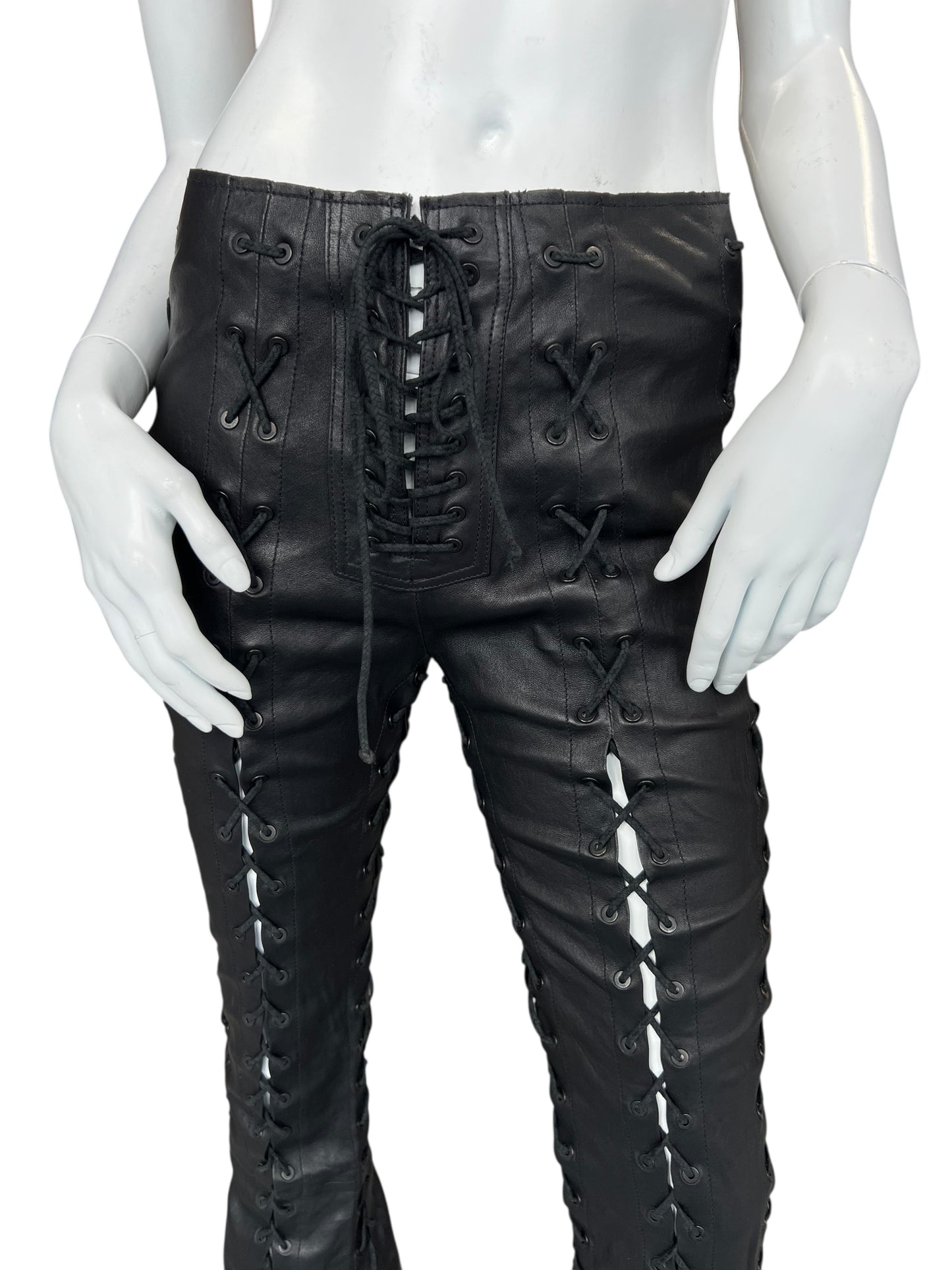 BEN TAVERNITI LEATHER PANTS