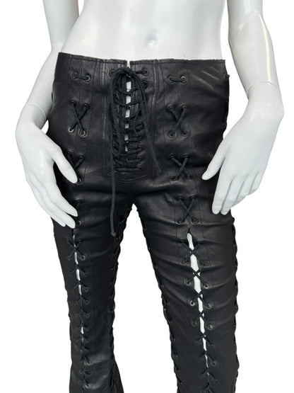 BEN TAVERNITI LEATHER PANTS