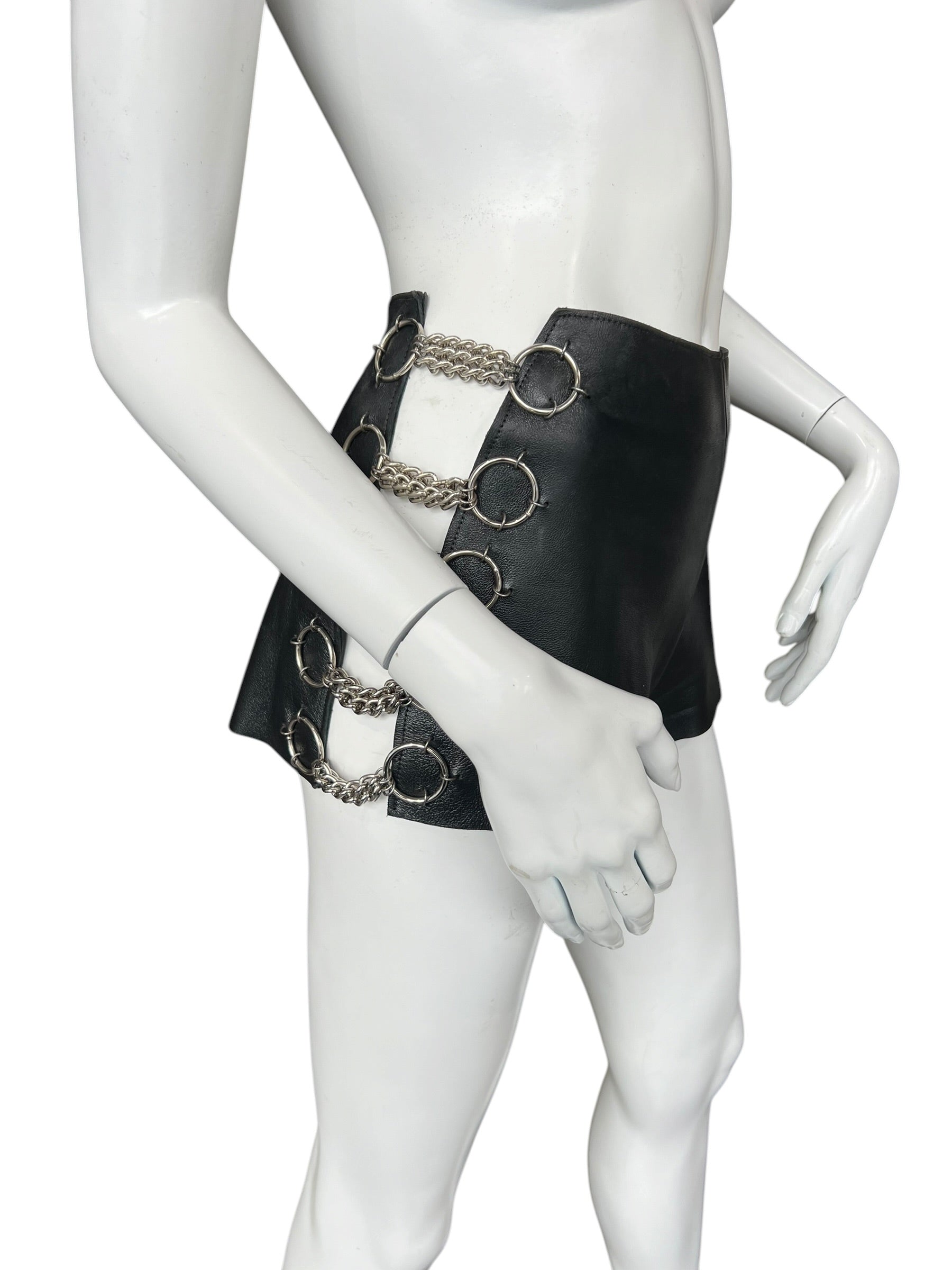 R & M LEATHER SHORTS