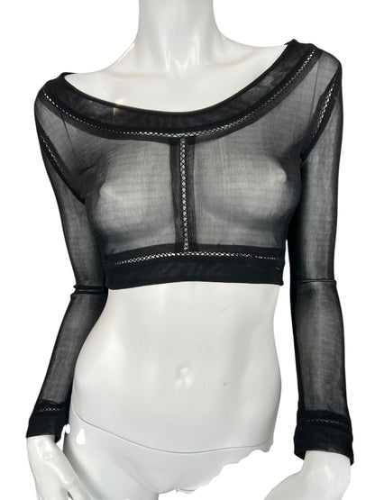 PLEIN SUD SHEER TOP