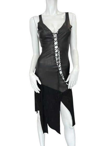 JITROIS LEATHER DRESS