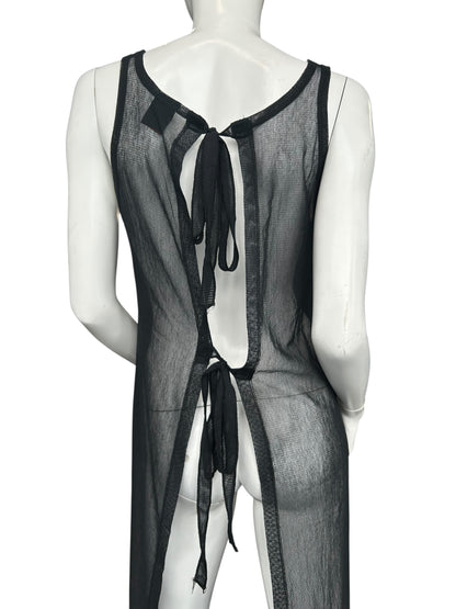 JEAN PAUL GAULTIER BLACK MESH DRESS