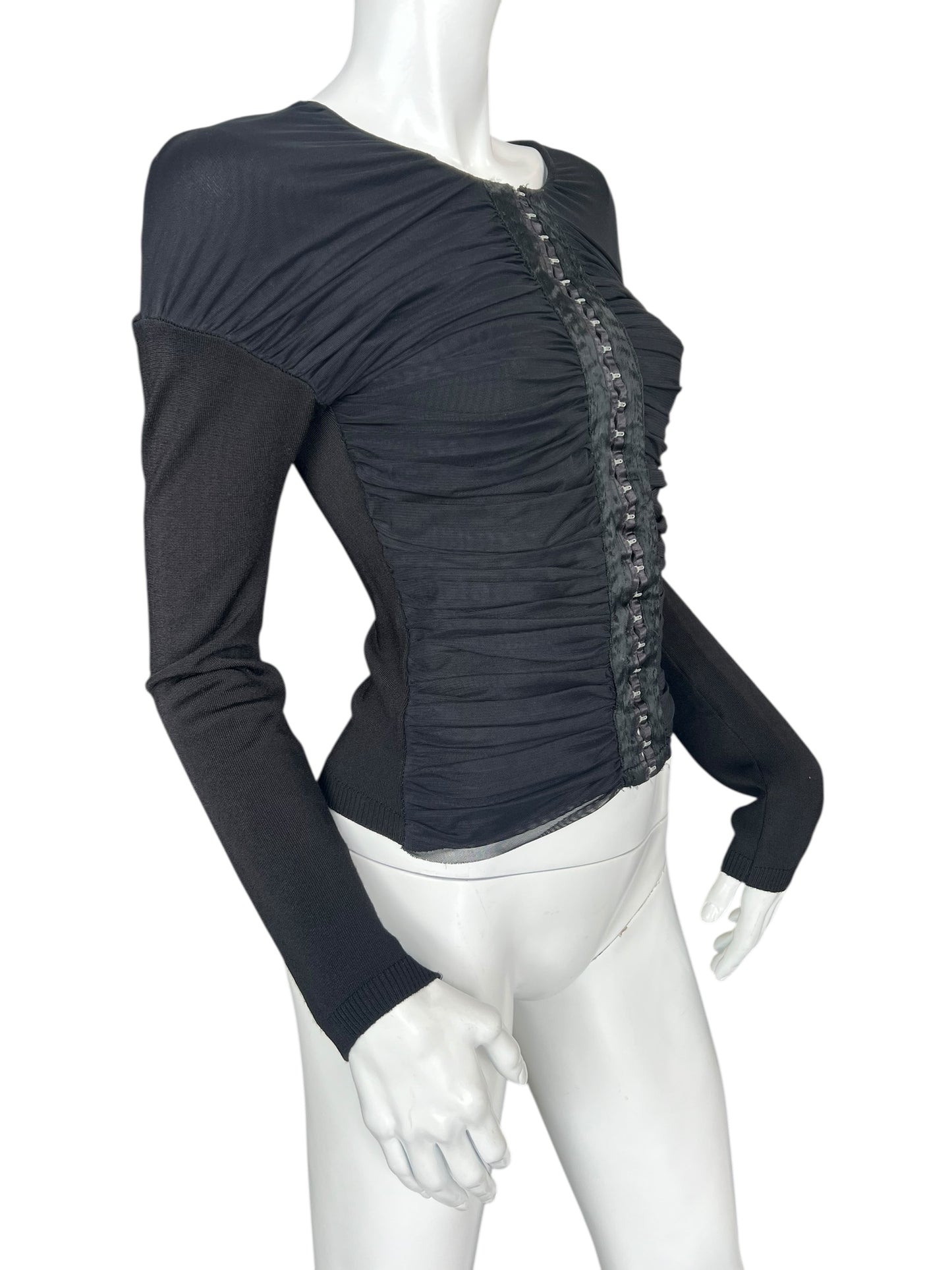 VINTAGE HOOK & EYE TOP
