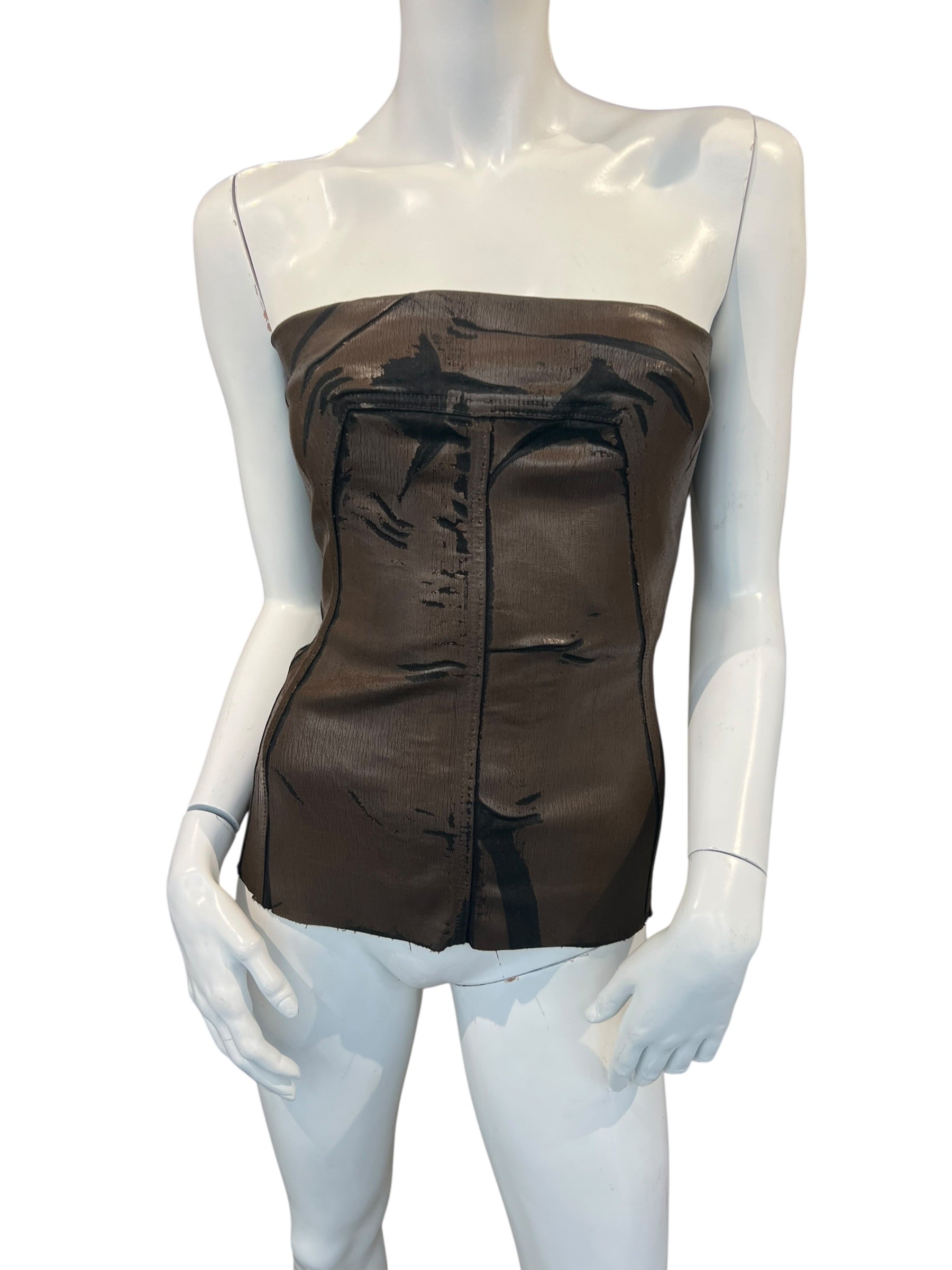 RICK OWENS F/W 2023 DENIM TOP