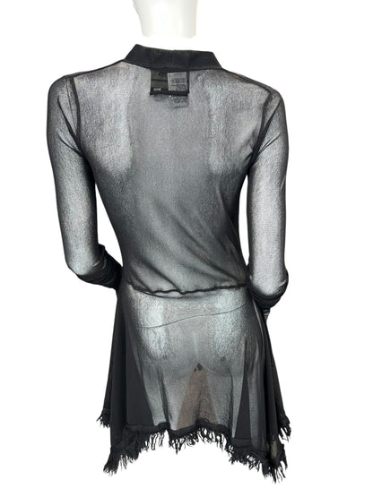 JEAN PAUL GAULTIER MESH CARDGIAN