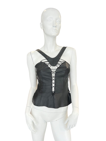 VINTAGE LEATHER TOP