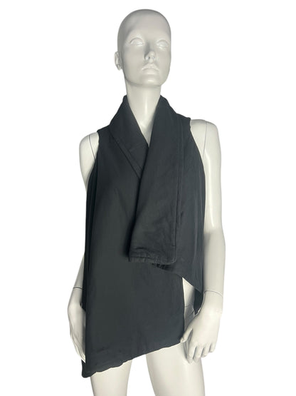 ANN DEMEULEMEESTER SLEEVELESS COTTON JACKET
