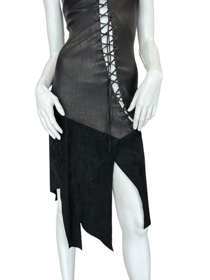 JITROIS LEATHER DRESS