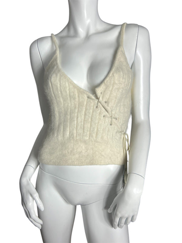 CHRISTIAN DIOR BY GALLIANO F/W 2000 ANGORA TANK TOP