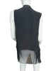 Thumbnail for ELIE TAHARI LEATHER & SILK VEST