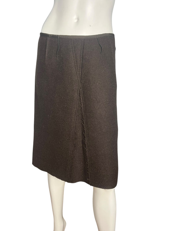 PRADA LINEA ROSSA VIRGIN WOOL SKIRT