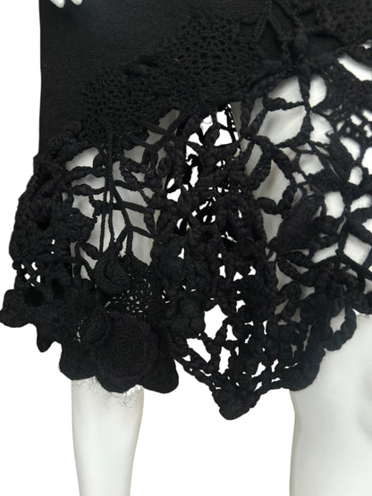 KENZO BLACK KNIT SKIRT