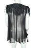 Thumbnail for PLEIN SUD BLACK SILK BEADED TOP