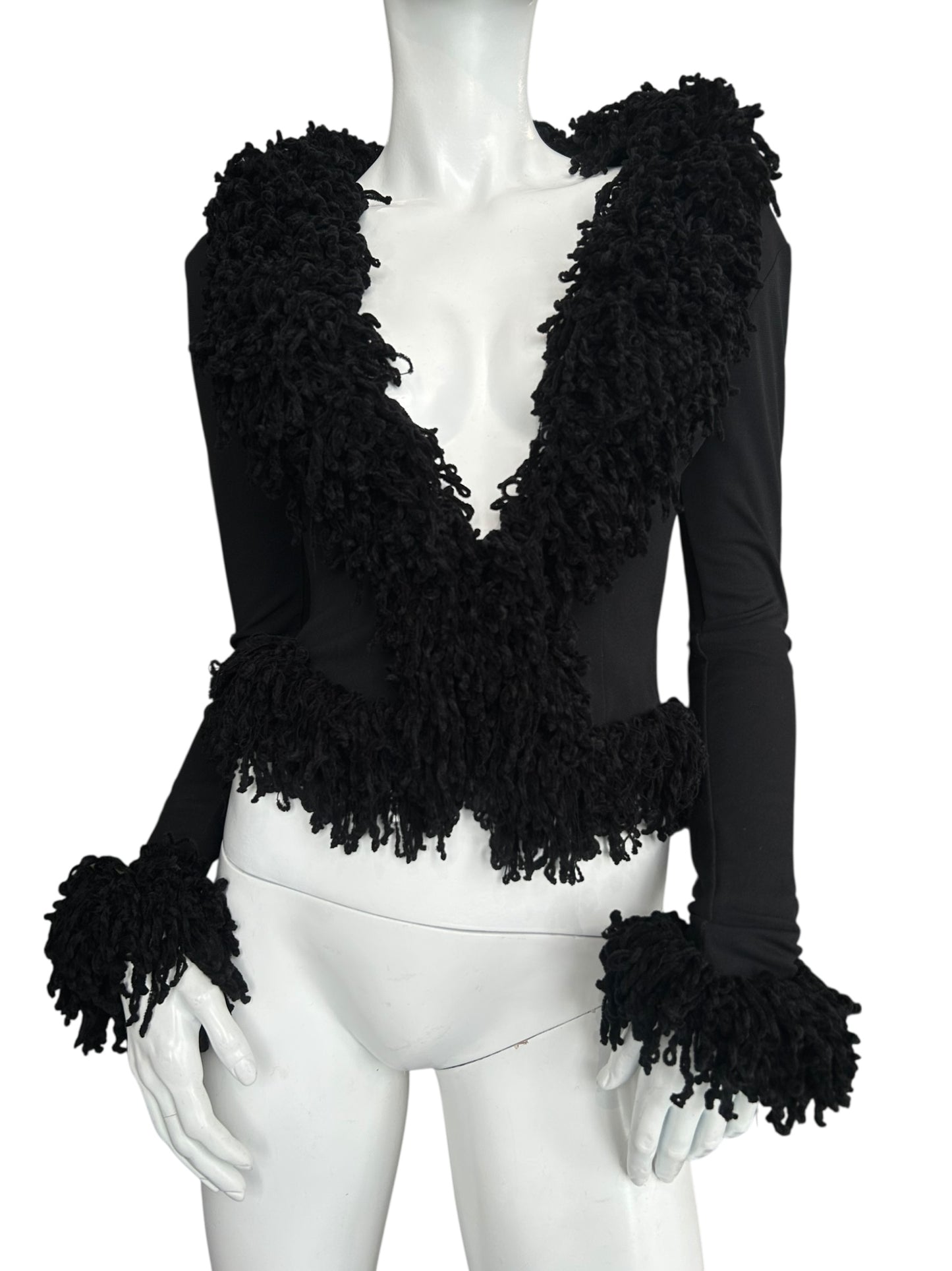 PLEIN SUD F/W1994 VELVET CARDIGAN