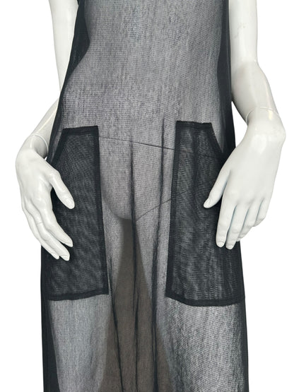 JEAN PAUL GAULTIER BLACK MESH DRESS